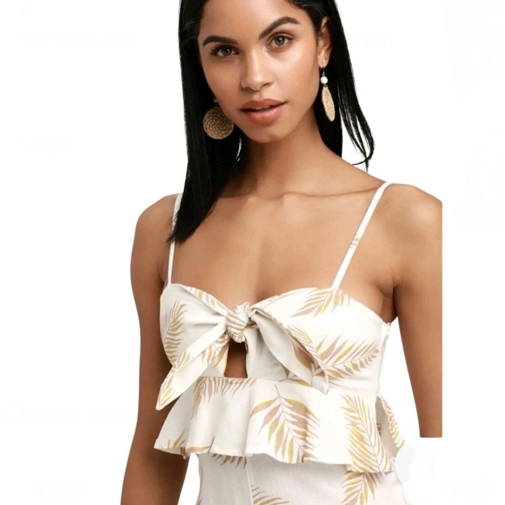 Billabong x Sincerely Jules Twist Flirt Jumpsuit Size Small - Picture 3 of 16